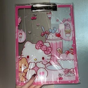 Hello Kitty Pink and White Dessert Clipboard